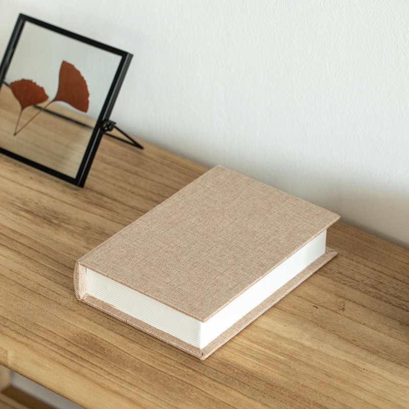  Boîte de rangement en MDF 8 po Classic, Beige