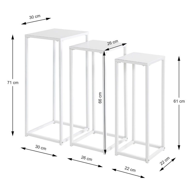 Yeo Plant Stand - Set of 3
