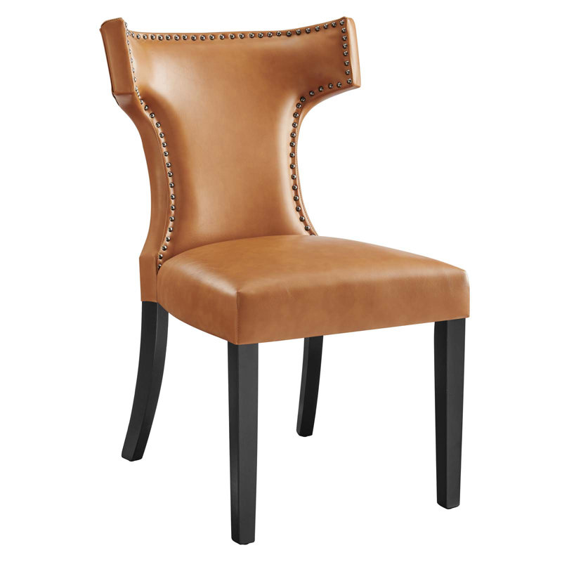 Chaise courbée Modway, Brun clair