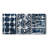 Indigo Memory I  -Custom Wrapped Gallery Canvas - 3 Pieces-513076190