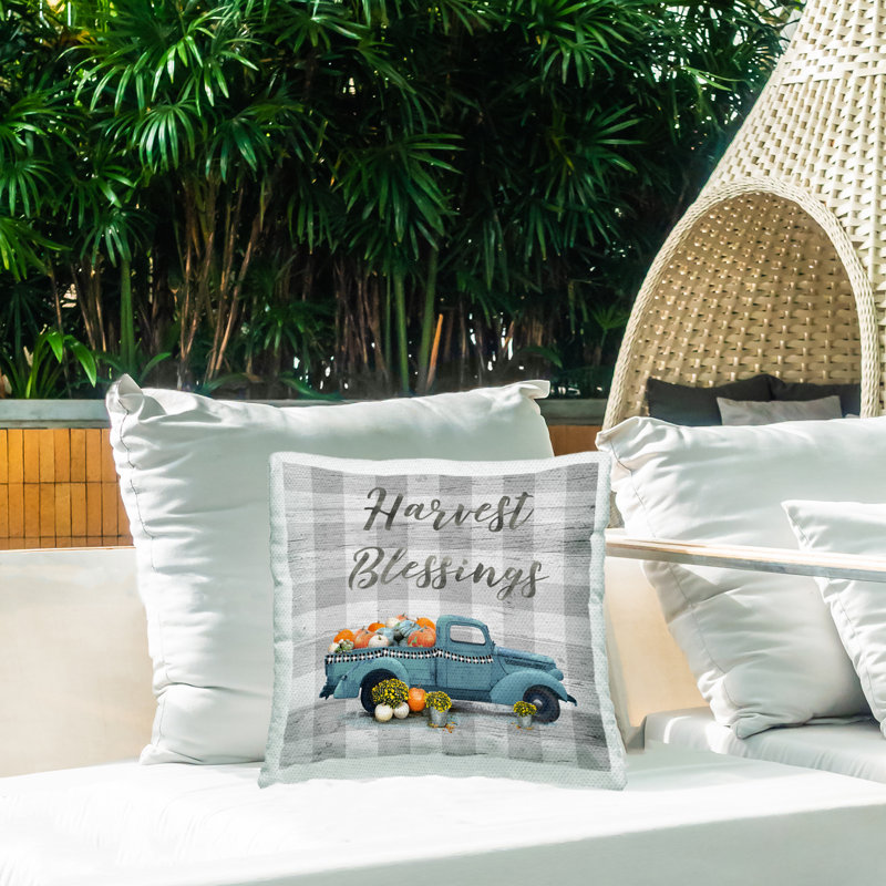 Coussin d'extérieur Harvest Blessings