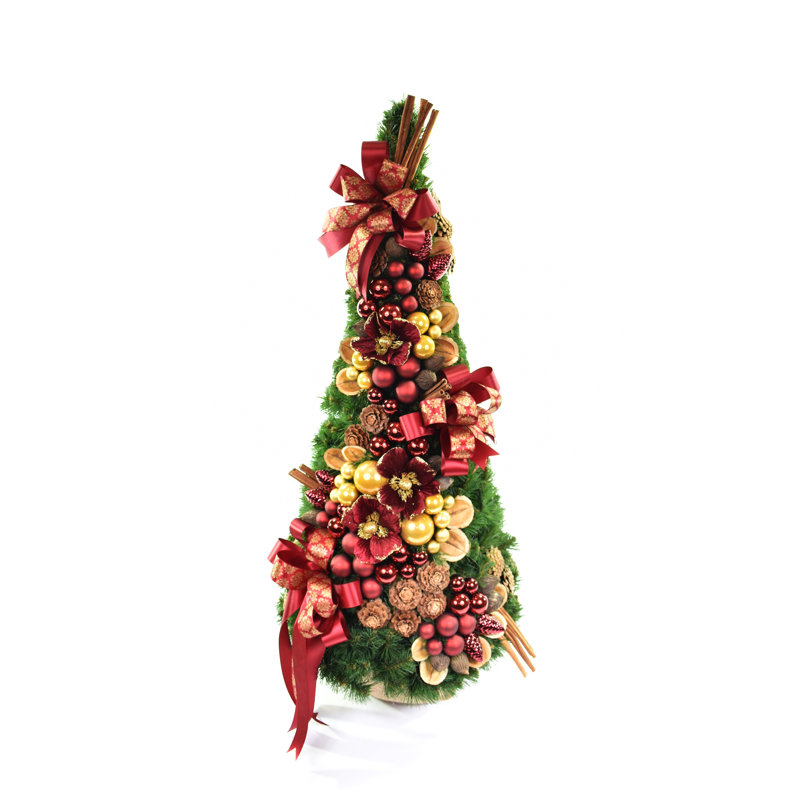 Artificial Pine Christmas Tree, 3.61ft H x 1.48ft W x 1.48ft D