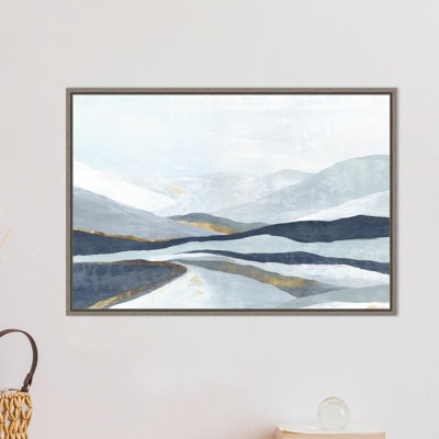 «Far Away Land I» par Eva Watts, reproduction d'art graphique sur toile