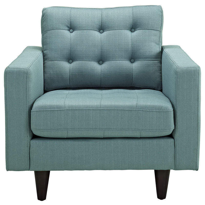 Chaise avec accoudoirs en tissu Rea, Laguna