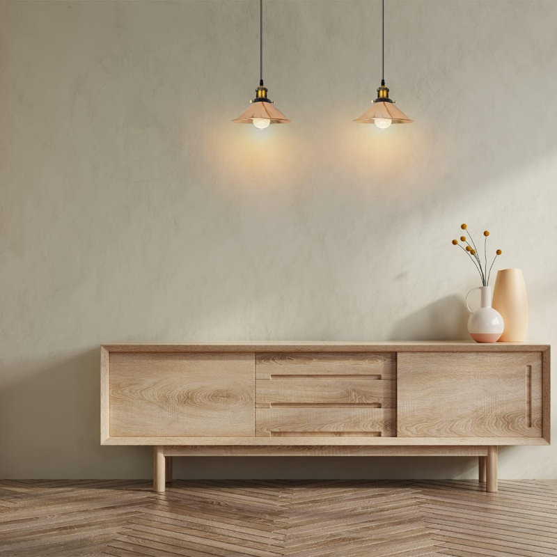 Lofton 2 - Light Gold Cluster Pendant, Rose Gold