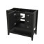 Meuble-lavabo de 36 po sans lavabo, armoire de salle de bain autoportante en bois avec une armoire et trois tiroirs pour la salle de bain