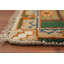 Tapis de couloir géométrique Kazak fabriqué à la main 3 x 8