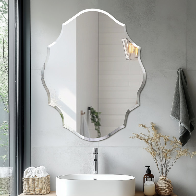 Cantrall Flat Wall Mirror, 81.30cm H x 63.50cm W