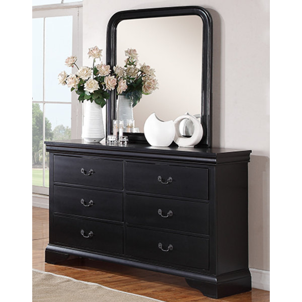 F&L Homes Studio 6 - Drawer Dresser with Mirror | Wayfair