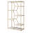 Shaylee 72"H Steel Geometric Bookcase-618254542