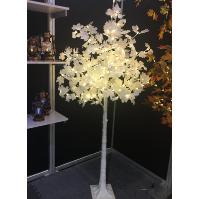 Feuilles avec lumières DEL et érable
