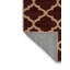 Tapis brun treillis lavable à la machine-657494448