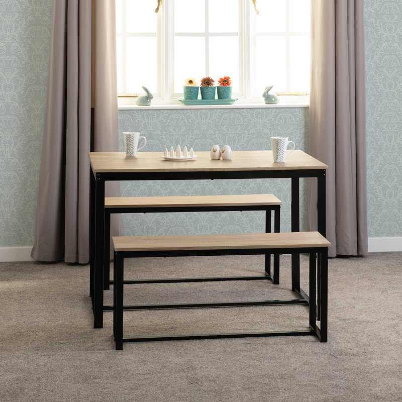 Mylena 4 - Person Dining Set, Oak