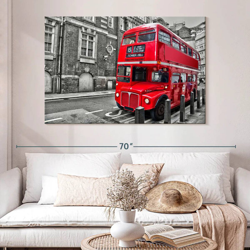 Mehar Pop Double Decker Bus, 34" H x 51" W