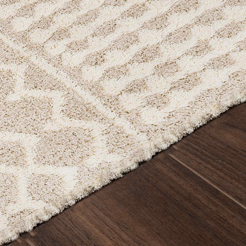 Geometric Shag Area Rug, Rectangle 140 x 200cm