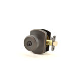 F Series Bowery Keyed Entry Knobset with Greenwich Rosette