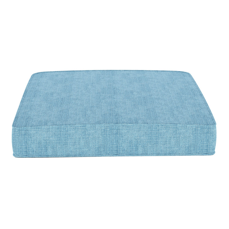 Outdoor Sunbrella® Seat Cushion, Cast Horizon Sunbrella® Plainweave