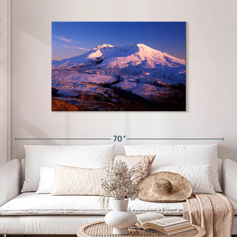 Alvord Mount St. Helens Alpenglow, H 30 po x l 45 po