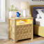 65cm W Manufactured Wood Bedside Table-885737335