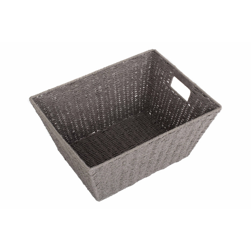 Deep Paper Rope Storage Tray Basket
