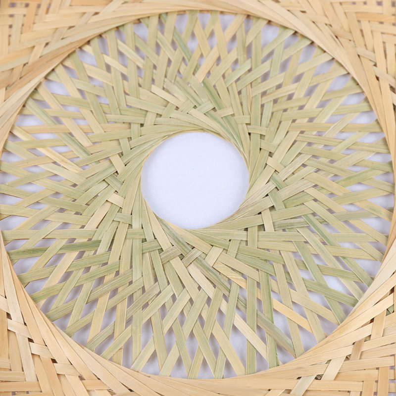 Luminaire en rotin bohémien 3 lumières Nulty