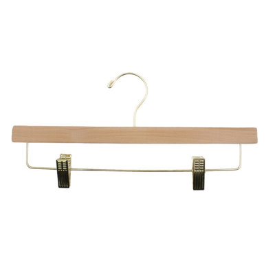 Cintres en bois pour enfants avec pinces Mcvicker