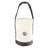 10 in. 1 Pocket Utility Ripstop Canvas Bucket with Leather Bottom
