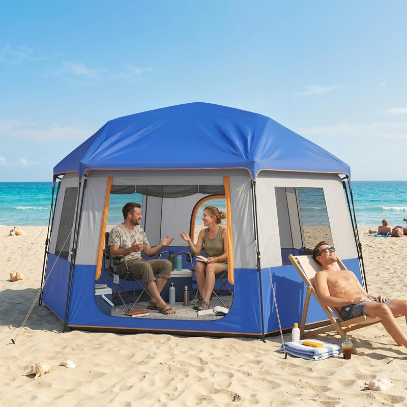 4 Person Tent, Blue