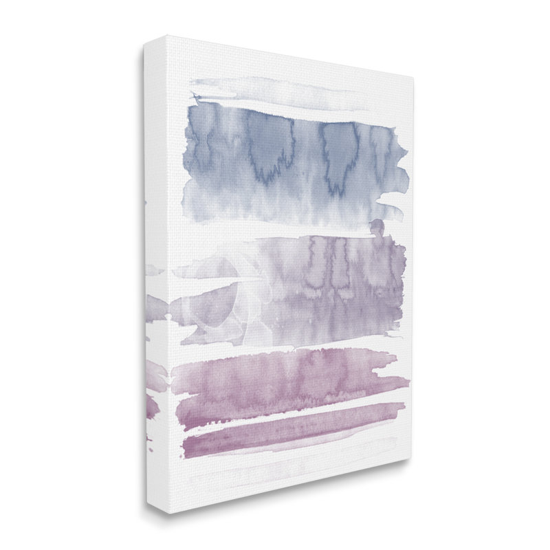«Stupell Industries Pastel Watercolor Splash», art mural par Denise Brown, Cadre flottant noir de jais