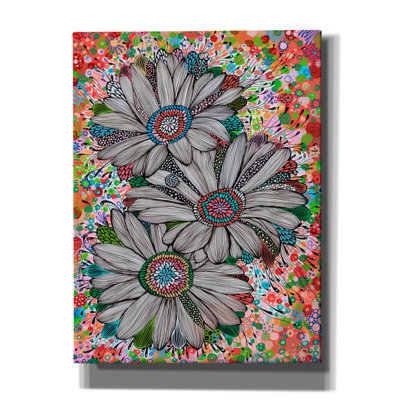 'Daisies2 by Noemi Ibarz, Canvas Wall Art