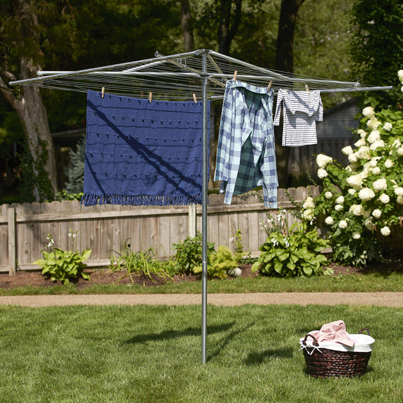 Séchoir à linge extérieur avec cadre en acier 210 pieds de séchage Parallel