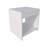 Anegam Nightstand with Open Storage, White