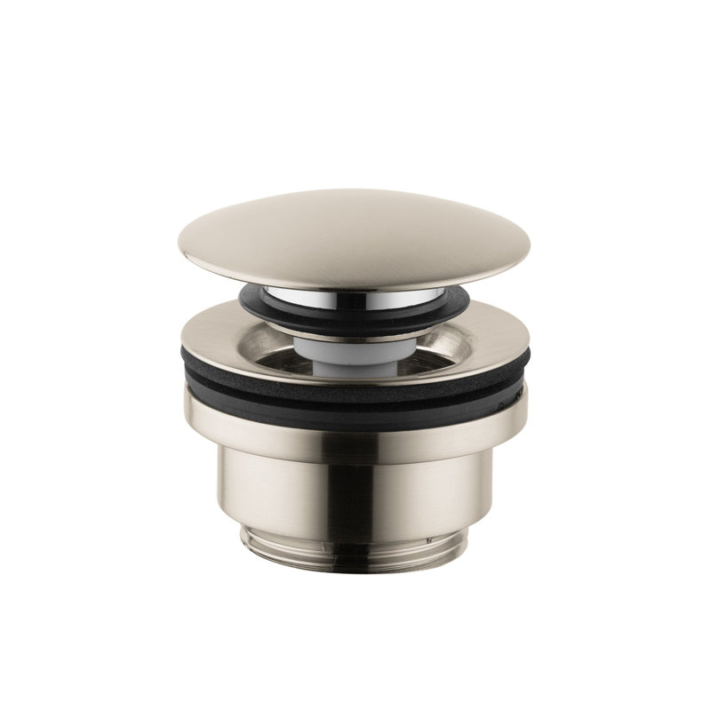 Pop-Up Bathroom Sink Drain, Brushed Nickel
