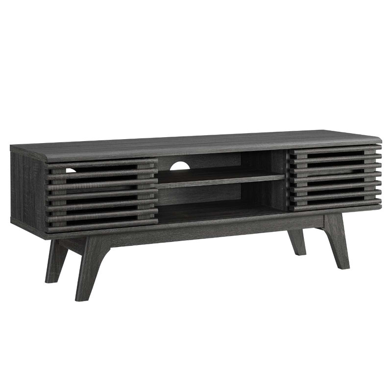 Modway Render 46" Media Console TV Stand, Charcoal