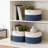 Woven Storage Baskets With Handles, 4-Pack Cotton Rope Organizer Bins For Toys, Towels, And Home Organization, Durable And Foldable Rectangular Design-1404774811