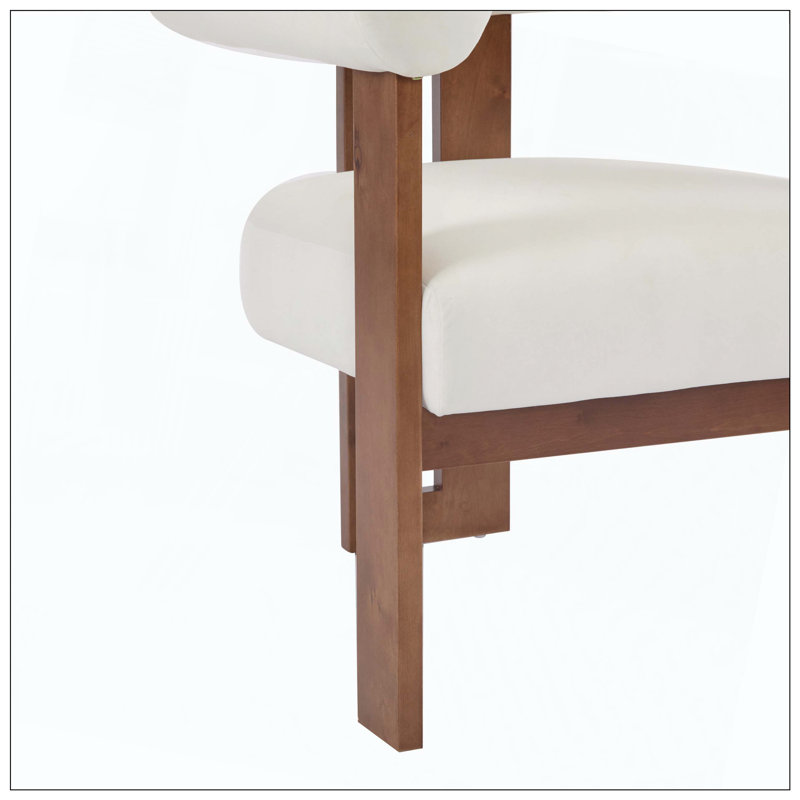 Fauteuil d'appoint moderne rembourré pour sièges de salon, Beige