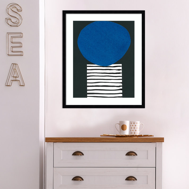 Honoring Matisse Warm by Renee W. Stramel, 25" H x 21" W x 1" D, Black