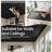 LooYee 24 PCS 2x4 FT Black Return Character Grid Design Decorative Ceiling Tiles, 24x48 Inch 3D Modern Ceiling Panels, PVC Waterproof Cuttable Material Ideal for Living Room Bedroom Cover 192 Sq.Ft