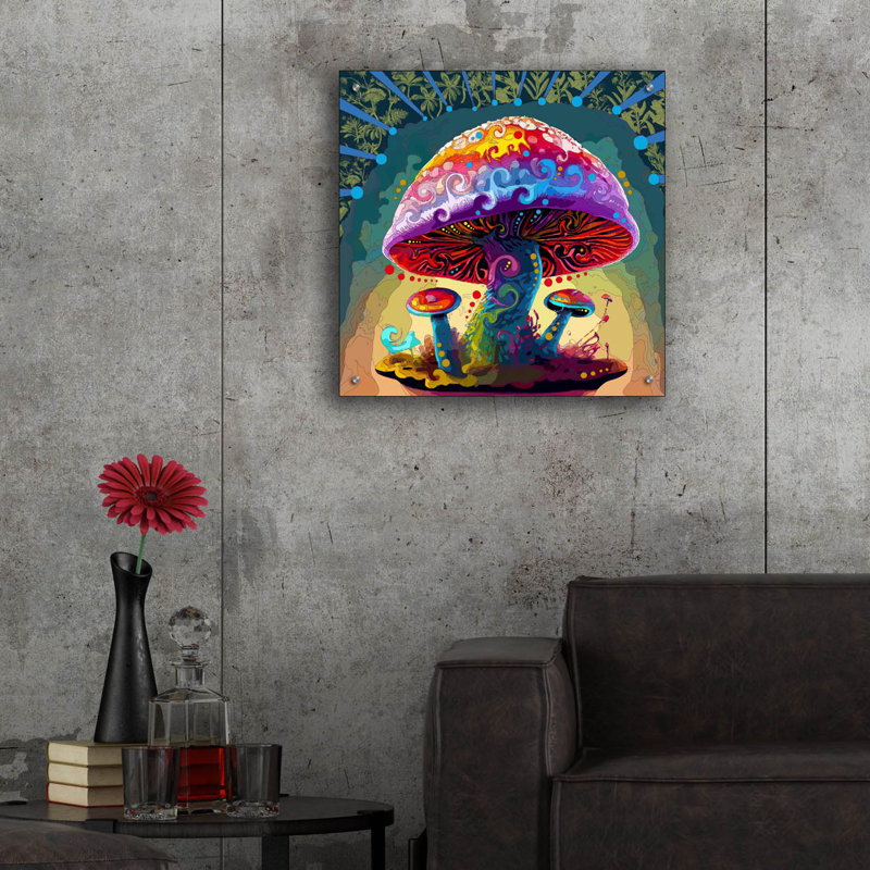"Champignon" par Dean Russo, H 24 po x l 24 po x P 0,2 po