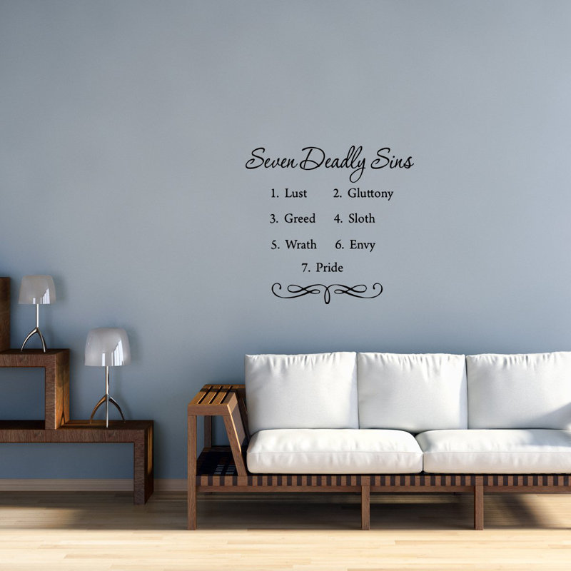 Text & Numbers Wall Decal