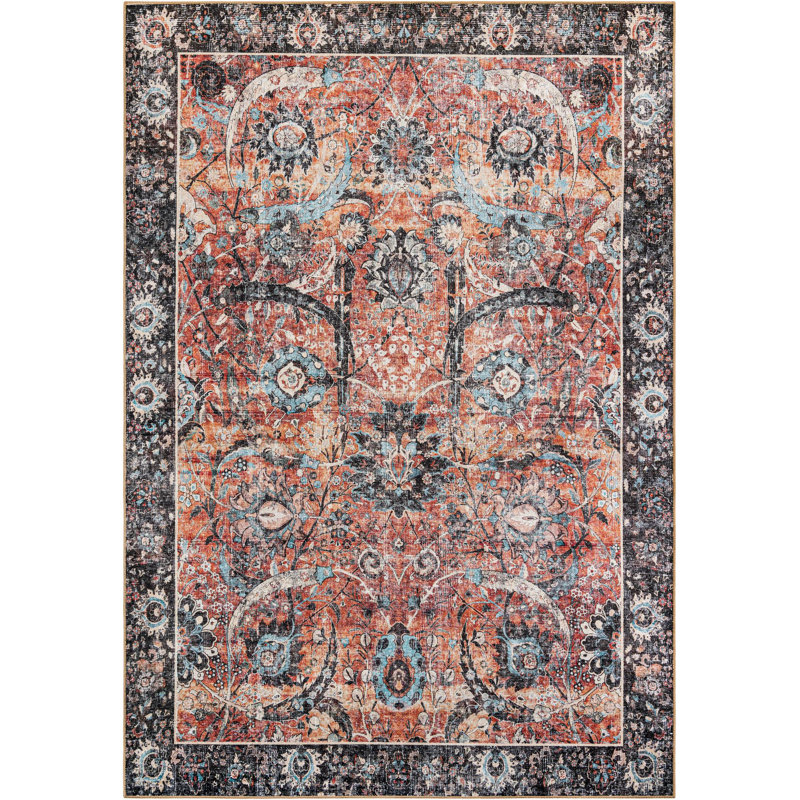 Bungalow Rose Ariel Timeless Rug, Rectangle 8 pi 4 po x 12 pi