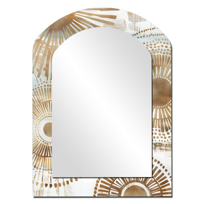 Rouillard beige doré blanc et beige bohémien mandala simplicité boho III - Boho Mandala