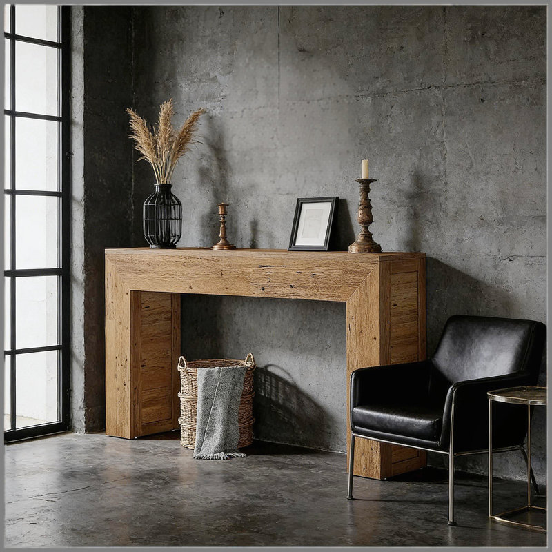 Practical Entry Table,Rustic Console Table,Sofa Table