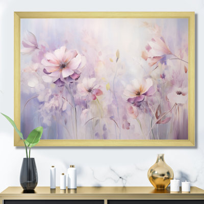 Purple Botanical Whispers III - Abstract Botanicals Wall Art