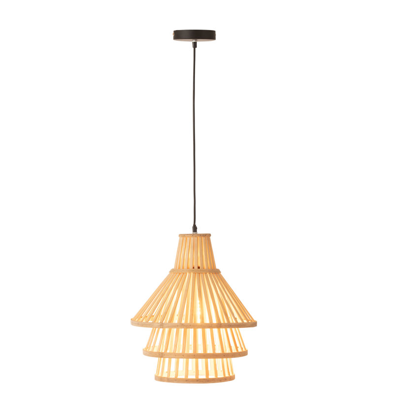 1 - Light Novelty Pendant, 162cm H x 32.50cm W x 32.50cm D, Brown