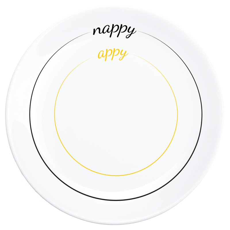 Nappy Appetizer Plate