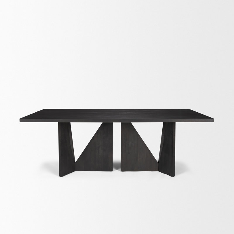 Alexis Dark Mango Wood Contemporary Dining Table