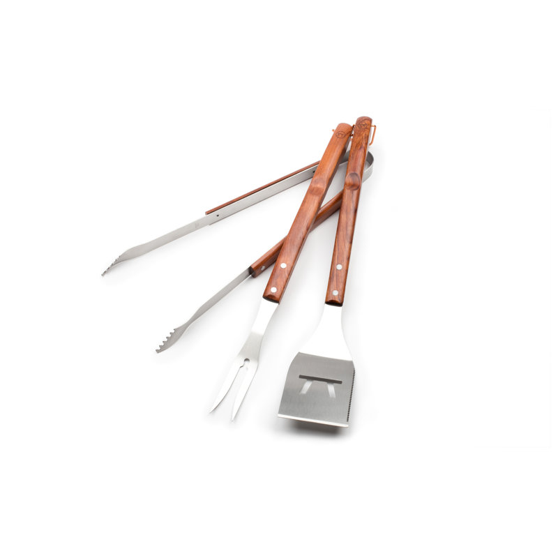 Rosewood Cast Iron Grilling Tool Set