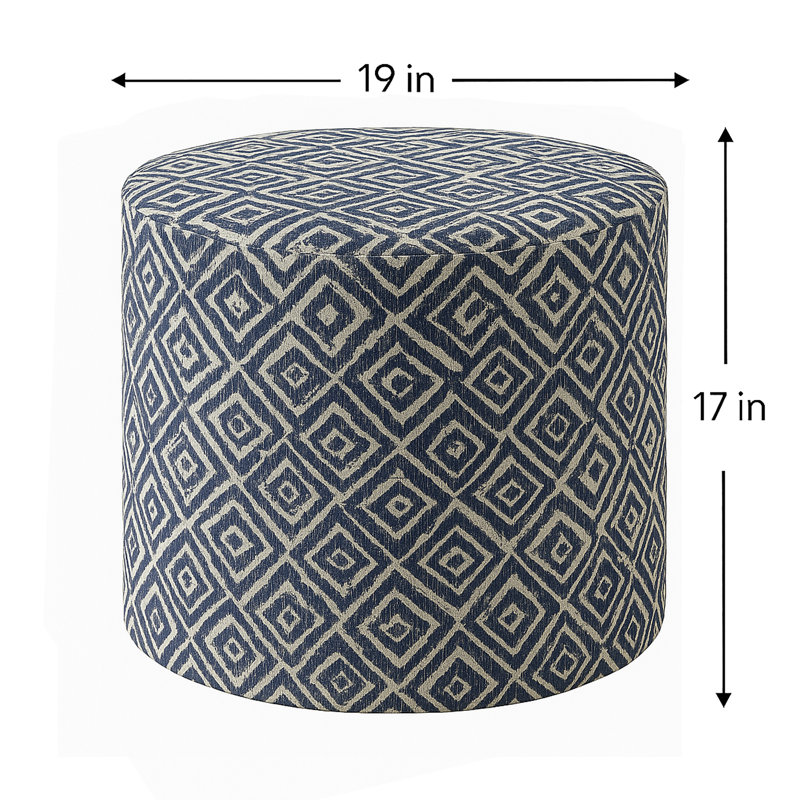 Repose-pieds Crescendo, Polyester diamant bleu