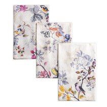 Maison D' Hermine Indian Floral 100% Cotton Set Of 3 Multi-Purpose Kitchen  Towel Soft Absorbent Dish Towels Tea Towels Bar Towels Spring/Summer (20  Inch By 27.50 Inch)